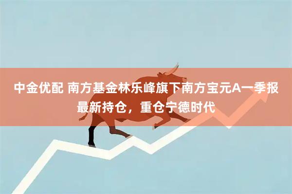 中金优配 南方基金林乐峰旗下南方宝元A一季报最新持仓，重仓宁德时代
