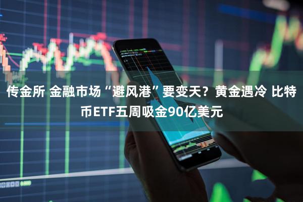 传金所 金融市场“避风港”要变天？黄金遇冷 比特币ETF五周吸金90亿美元